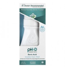 pH-D Feminine Health, Boric Acid, Sensitive Foam Wash, 6 fl oz (177.44 ml)