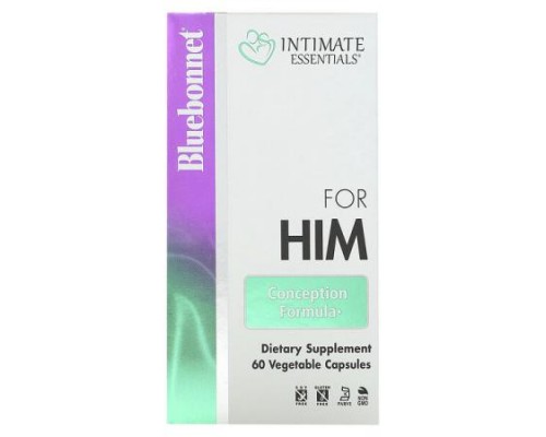 Bluebonnet Nutrition, Intimate Essentials, For Him, Conception Formula, 60 Vegetable Capsules (Discontinued Item) Bluebonnet Nutrition, Intimate Essentials, For Him, Conception Formula, 60 Vegetable Capsules (Discontinued Item)