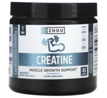 Zhou Nutrition, Creatine, Unflavored, 5 g, 7.94 oz (225 g)