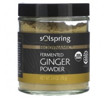 Dr. Mercola, Solspring®, Biodynamic®, Fermented Ginger Powder, 2.4 oz (70 g)