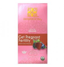 Secrets of Tea, Organic Get Pregnant Fertility Tea, Fruits, Caffeine Free, 20 Tea Bags, 1.41 oz (40 g)