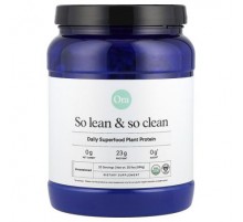 Ora, So Lean & So Clean, Daily Superfood Plant Protein, Unsweetened, 20.9 oz (594 g)