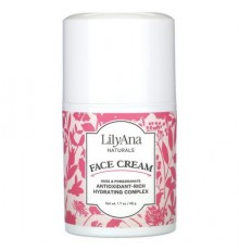 Lilyana Naturals, Face Cream, Rose & Pomegranate , 1.7 oz (48 g)