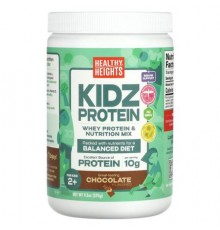 Healthy Heights, Kidz Protein, For Kids 2+, Chocolate, 9.5 oz (270 g)
