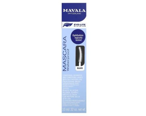 Mavala, Mascara, Waterproof, Black, 0.32 oz (10ml) (Discontinued Item)