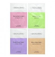 Idealove, Beauty & Skincare Variety Pack, 4 Beauty Sheet Masks, 0.85 fl oz (25 ml) Each