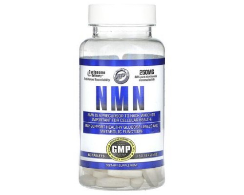 Hi Tech Pharmaceuticals, NMN, 250 mg, 60 Tablets