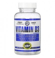Hi Tech Pharmaceuticals, Vitamin D3, 2,000 IU, 100 Tablets