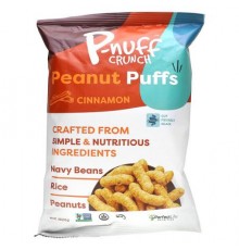 P-Nuff, Crunch, Peanut Puffs, Cinnamon, 4 oz (113 g)