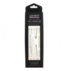 Giovanni, Heatless Satin, Hair Curling Set, Ivory, 4 Pieces