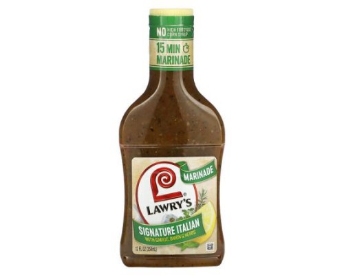 Lawry's, Marinade, Signature Italian With Garlic, Onion & Herbs, 12 fl oz (354 ml) Lawry's, Marinade, Signature Italian With Garlic, Onion & Herbs, 12 fl oz (354 ml)