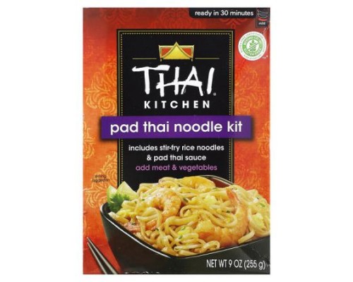 Thai Kitchen, Pad Thai Noodle Kit, Mild, 9 oz (255 g) Thai Kitchen, Pad Thai Noodle Kit, Mild, 9 oz (255 g)