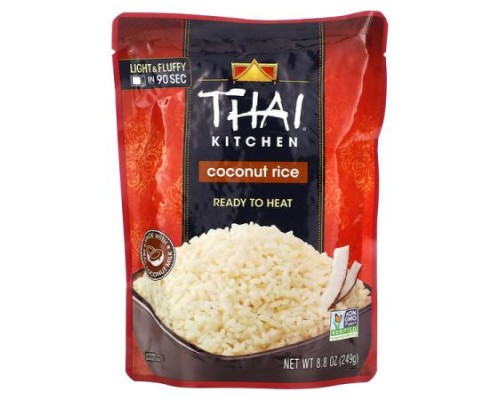 Thai Kitchen, Ready To Heat, Coconut Rice, 8.8 oz (249 g) Thai Kitchen, Ready To Heat, Coconut Rice, 8.8 oz (249 g)