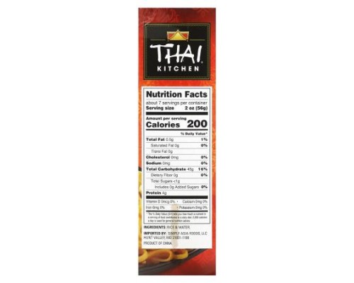 Thai Kitchen, Stir-Fry Rice Noodles, 14 oz (396 g) Thai Kitchen, Stir-Fry Rice Noodles, 14 oz (396 g)