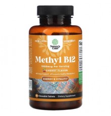 Nature's Craft, Methyl B12, Cherry, 1,000 mcg, 90 Chewable Tablets