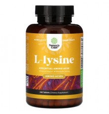 Nature's Craft, L-Lysine, 240 Tablets (500 mg per Tablet)