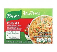 Knorr, Mi Arroz, Rice Seasoning Mix, Red, 4 Packets, 2.39 oz (68 g)