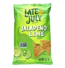 Late July, Tortilla Chips, Jalapeno Lime, 7.8 oz (221 g)
