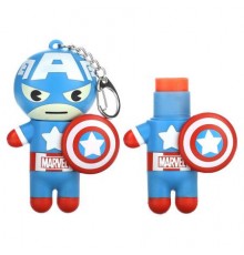 Lip Smacker, Marvel Captain America, Lip Balm, Red, White & Blue-Berry, 0.14 oz (4 g)