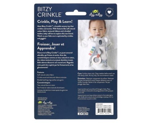 itzy ritzy, Bitzy Crinkle, Sensory Crinkle Toy with Teether, 0 Months+, Dino , 1 Count itzy ritzy, Bitzy Crinkle, Sensory Crinkle Toy with Teether, 0 Months+, Dino , 1 Count
