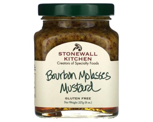 Stonewall Kitchen, Bourbon Molasses Mustard, 8 oz (227 g) Stonewall Kitchen, Bourbon Molasses Mustard, 8 oz (227 g)
