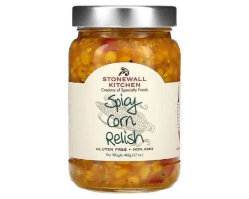 Stonewall Kitchen, Spicy Corn Relish, Medium, 17 oz (482 g)