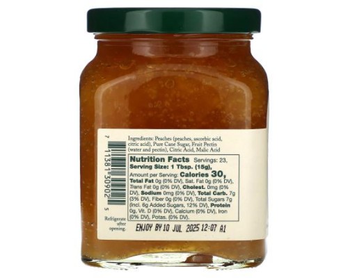 Stonewall Kitchen, Peach Jam, 12.25 oz (347 g) Stonewall Kitchen, Peach Jam, 12.25 oz (347 g)