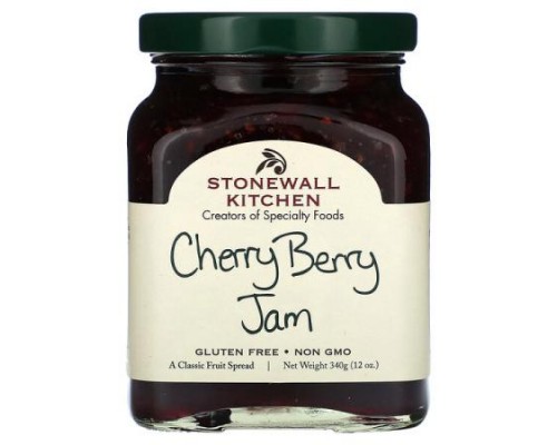 Stonewall Kitchen, Cherry Berry Jam , 12 oz (340 g) Stonewall Kitchen, Cherry Berry Jam , 12 oz (340 g)
