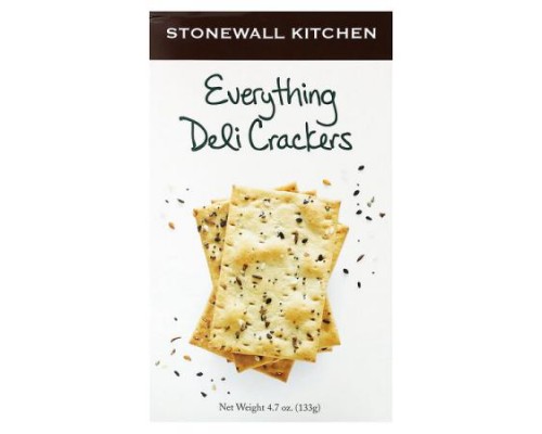 Stonewall Kitchen, Deli Crackers, Everything, 4.7 oz (133 g) Stonewall Kitchen, Deli Crackers, Everything, 4.7 oz (133 g)