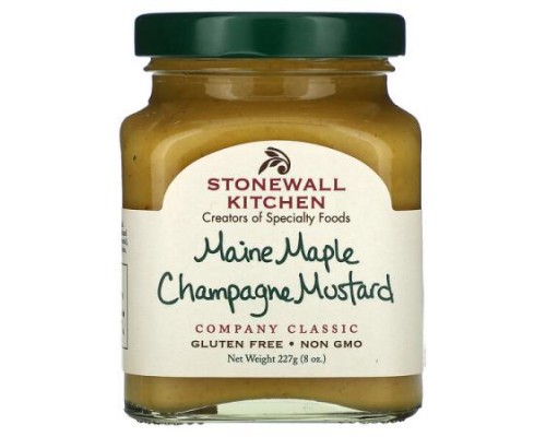 Stonewall Kitchen, Maine Maple Champagne Mustard, 8 oz (227 g) Stonewall Kitchen, Maine Maple Champagne Mustard, 8 oz (227 g)