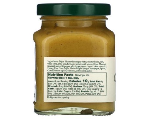 Stonewall Kitchen, Maine Maple Champagne Mustard, 8 oz (227 g) Stonewall Kitchen, Maine Maple Champagne Mustard, 8 oz (227 g)