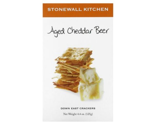 Stonewall Kitchen, Down East Crackers, Aged Cheddar Beer, 4.4 oz (125 g) Stonewall Kitchen, Down East Crackers, Aged Cheddar Beer, 4.4 oz (125 g)
