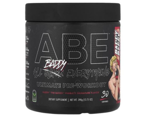 ABE, Ultimate Pre-Workout, Baddy Berry, 13.75 oz (390 g) ABE, Ultimate Pre-Workout, Baddy Berry, 13.75 oz (390 g)