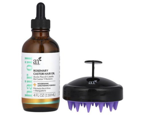 artnaturals, Hair Growth Kit, Rosemary + Castor Oil , 2 Piece Kit artnaturals, Hair Growth Kit, Rosemary + Castor Oil , 2 Piece Kit