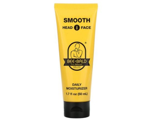 Bee Bald, Smooth Head & Face, Daily Moisturizing, 1.7 fl oz (50 ml) Bee Bald, Smooth Head & Face, Daily Moisturizing, 1.7 fl oz (50 ml)