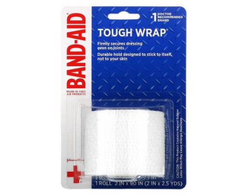 Band Aid, Tough Wrap, 1 Roll (Discontinued Item) Band Aid, Tough Wrap, 1 Roll (Discontinued Item)
