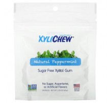 XyliDENT, Sugar Free Xylitol Gum, Natural Peppermint, 50 Pieces, 2.29 oz (65 g)