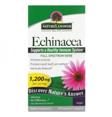 Nature's Answer, Echinacea, 90 Vegetarian Capsules (400 mg per Capsule)