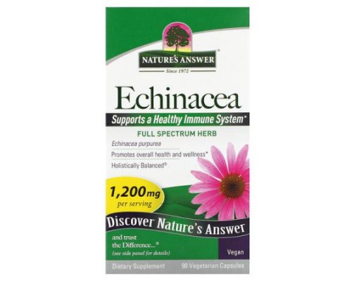 Nature's Answer, Echinacea, 90 Vegetarian Capsules (400 mg per Capsule)