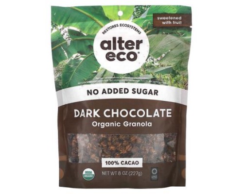 Alter Eco, Organic Granola, Dark Chocolate, 8 oz (227 g) Alter Eco, Organic Granola, Dark Chocolate, 8 oz (227 g)