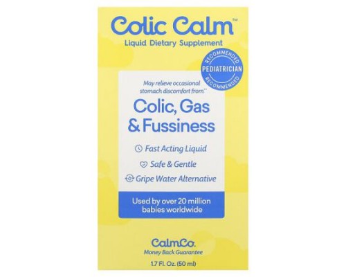 Colic Calm, Colic, Gas & Fussiness, 1.7 fl oz (50 ml) Colic Calm, Colic, Gas & Fussiness, 1.7 fl oz (50 ml)