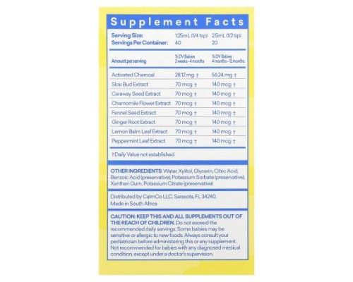 Colic Calm, Colic, Gas & Fussiness, 1.7 fl oz (50 ml) Colic Calm, Colic, Gas & Fussiness, 1.7 fl oz (50 ml)