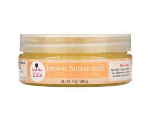 Camille Rose, Kids, Brown Butter Melt, Mandarin Oil Hair Balm, 4 oz (120 ml) Camille Rose, Kids, Brown Butter Melt, Mandarin Oil Hair Balm, 4 oz (120 ml)