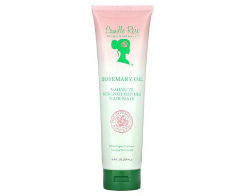 Camille Rose, 5 Minute Strengthening Hair Beauty Mask, Rosemary Oil, 8.5 fl oz (251 ml) Camille Rose, 5 Minute Strengthening Hair Beauty Mask, Rosemary Oil, 8.5 fl oz (251 ml)