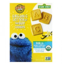 Earth's Best, Organic Letter of the Day Cookies, 2+ Years, Vanilla, 5.3 oz (150 g)