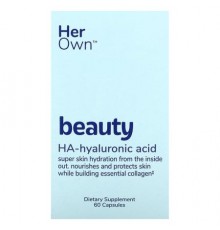 Her Own, Beauty, HA-Hyaluronic Acid, 60 Capsules