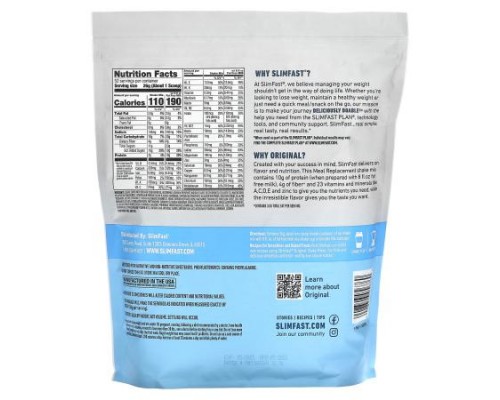 SlimFast, Original, Meal Replacement Shake Mix, French Vanilla, 2.98 lb (1.35 kg) SlimFast, Original, Meal Replacement Shake Mix, French Vanilla, 2.98 lb (1.35 kg)