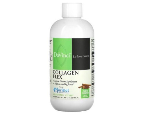 DaVinci Laboratories, Collagen Flex, Toasted Cinnamon, 7.6 fl oz (225 ml)