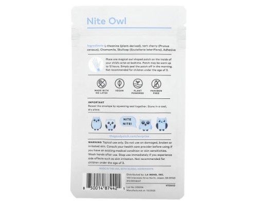 The Good Patch, Nite Owl, For Kids, 6 Patches