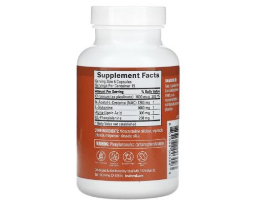 BrainMD, Craving Control, 90 Capsules BrainMD, Craving Control, 90 Capsules